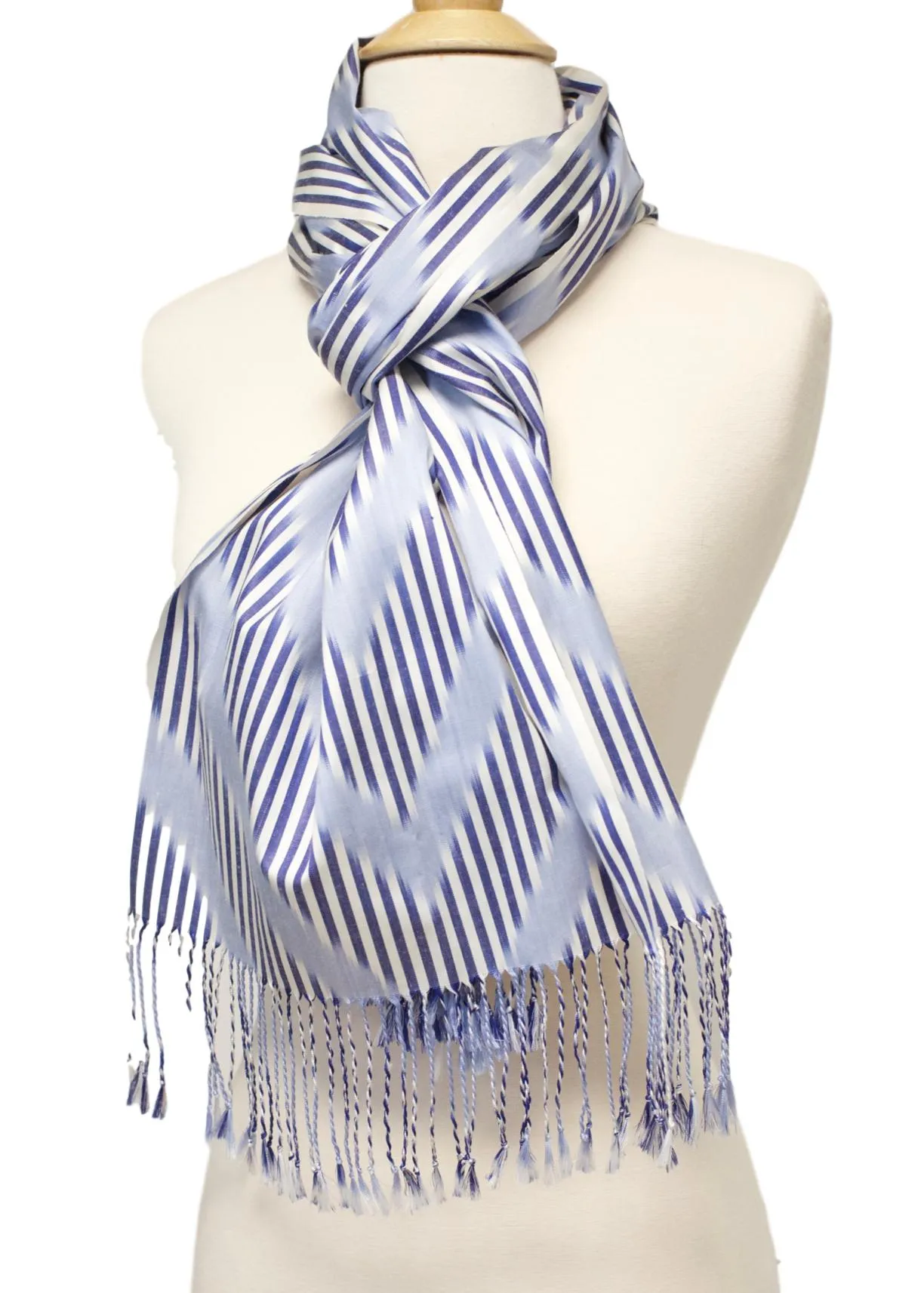 Adelaide Silk Ikat Scarf