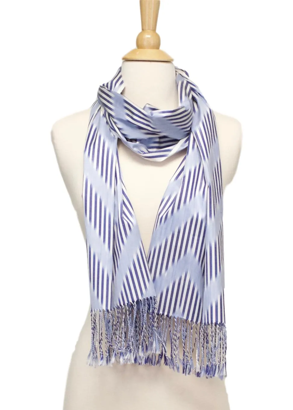 Adelaide Silk Ikat Scarf