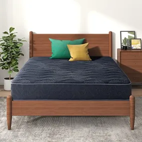 Airdown Twin XL Mattress, 9 Inch Hybrid Mattress Twin XL Made in USA, Memory Foam and Innerspring Hybrid Mattress in A Box, Pocket Innersprings Mattress for Motion Isolation, Medium