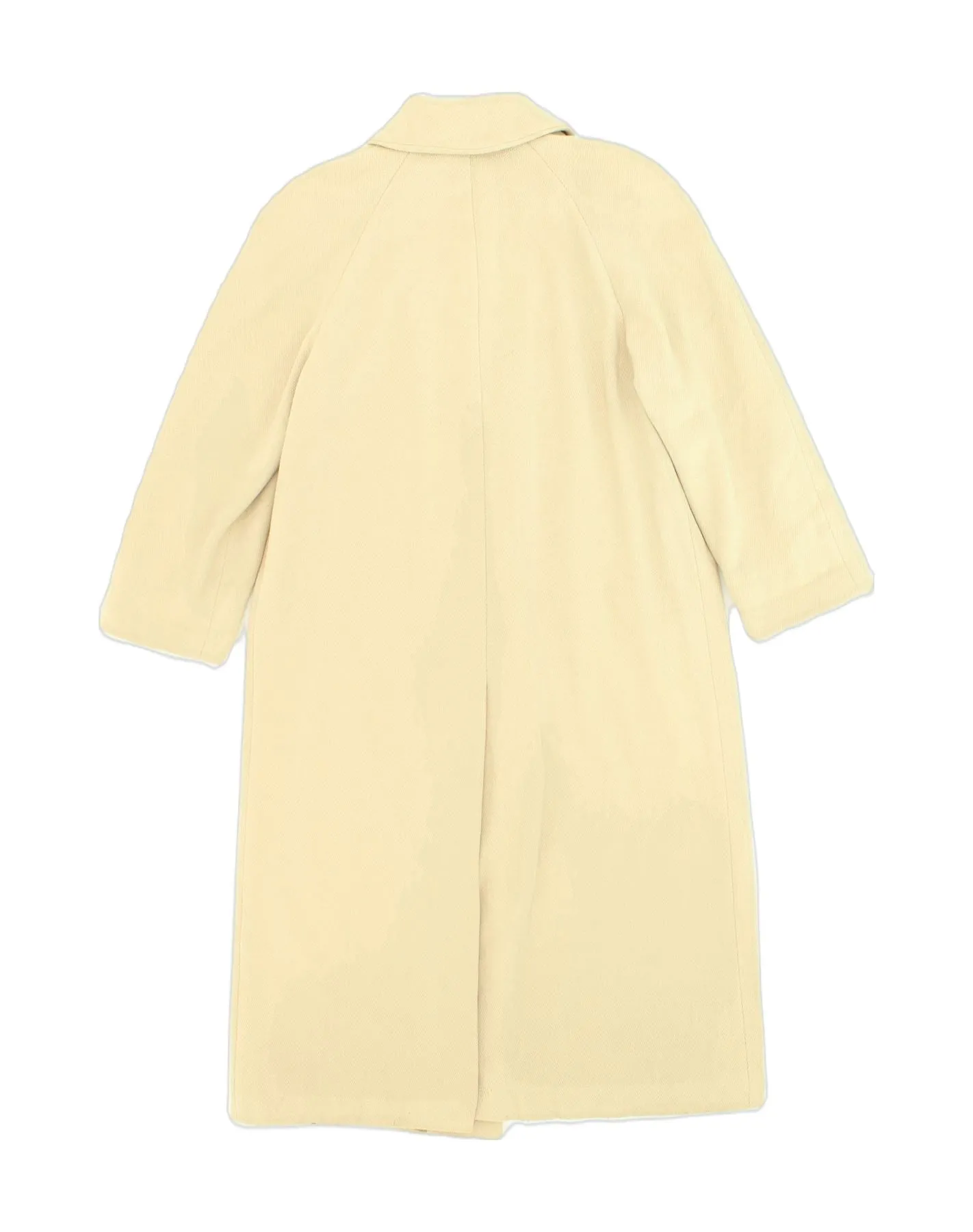 AMULETI Womens Overcoat UK 12 Medium Beige Wool
