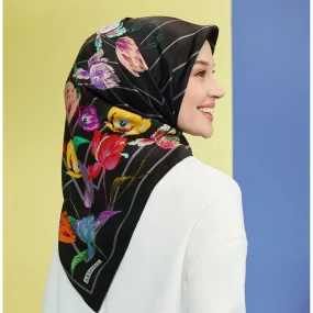 Armine Romanze Floral Silk Scarf No. 1