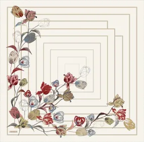 Armine Romanze Floral Silk Scarf No. 35