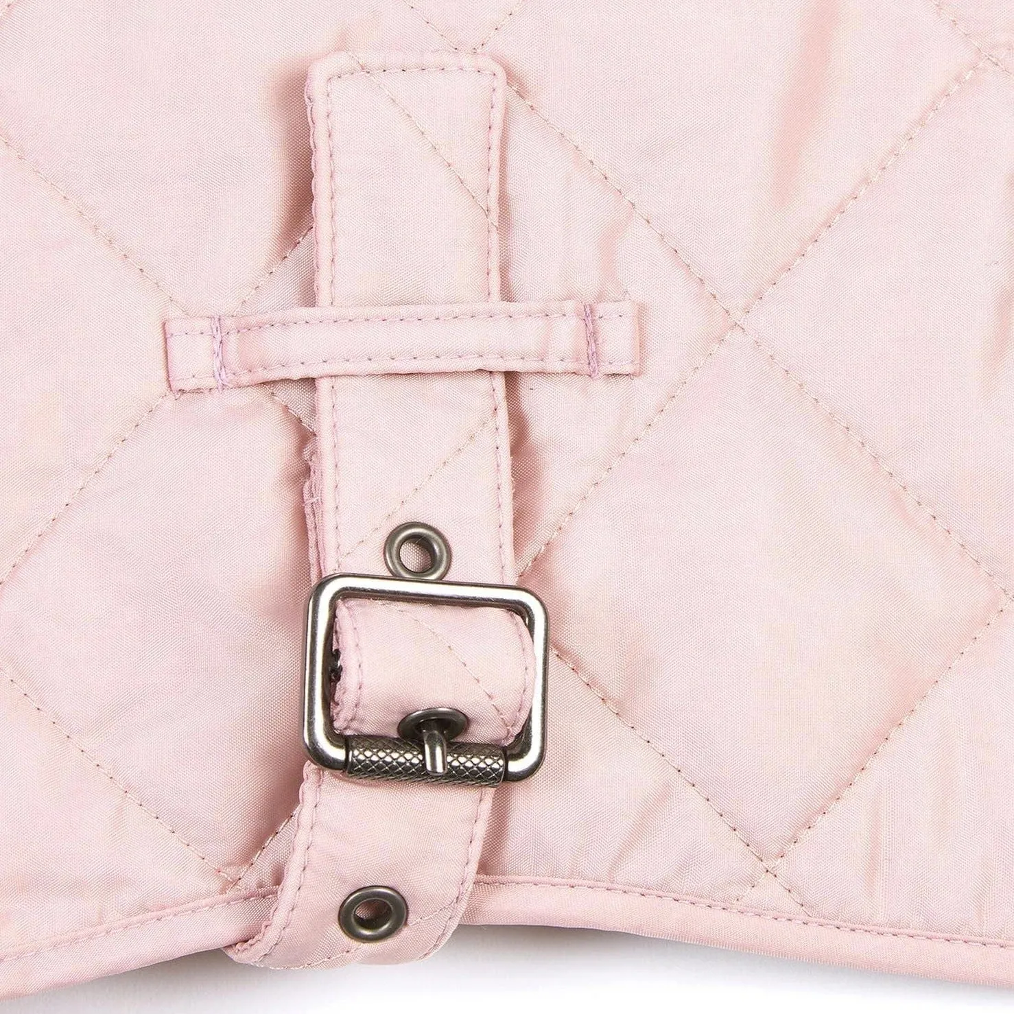 Barbour Large Quilted Dog Coat In Pink