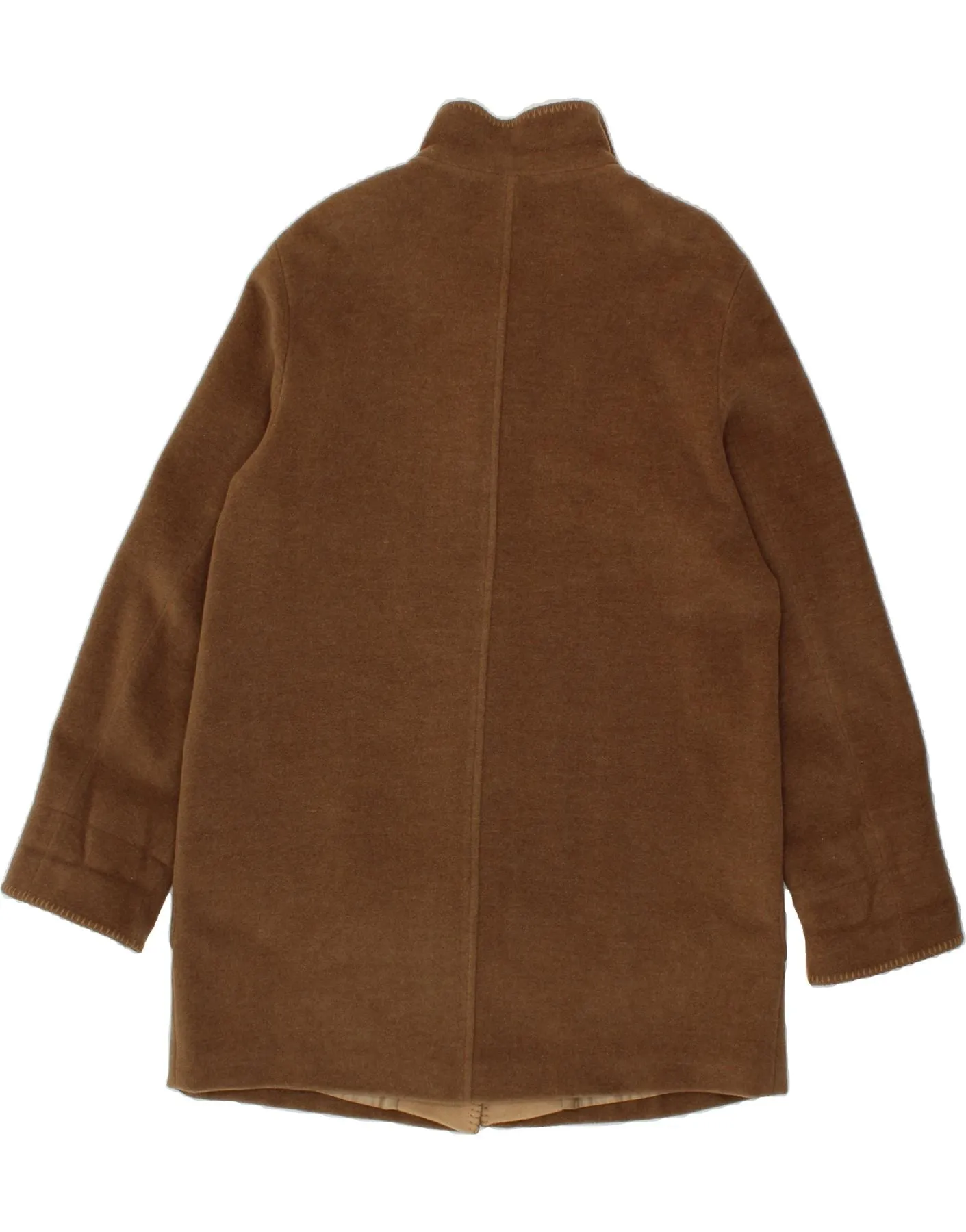 BASLER Womens Overcoat UK 16 Large Brown Wool