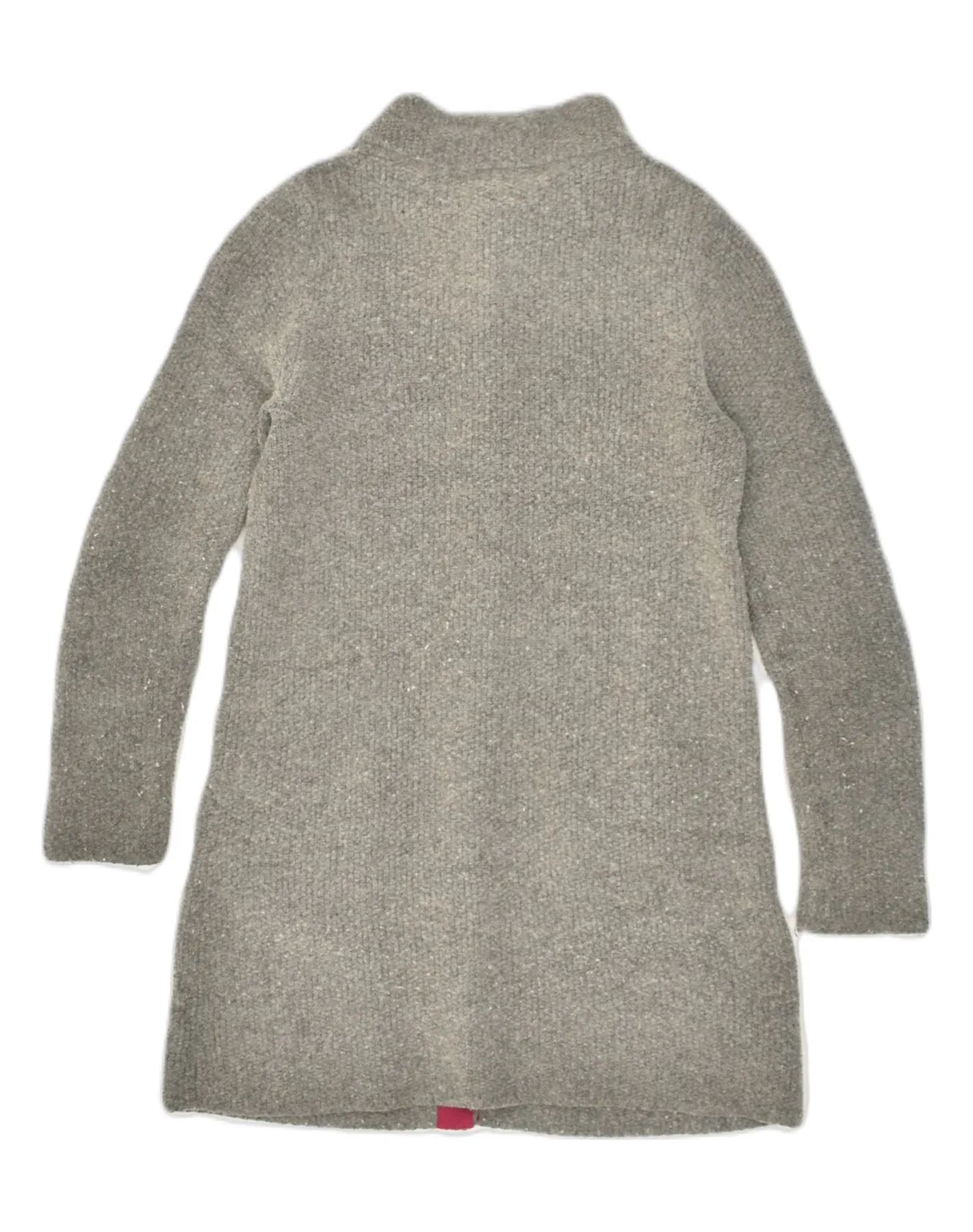 BODEN Womens Knit Overcoat UK 10 Small Grey