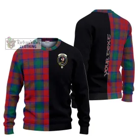 Byres (Byses) Tartan Ugly Sweater with Family Crest and Half Of Me Style