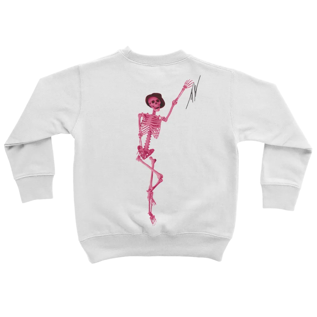 CAUGHT TINY RED HANDED Kids Sweatshirt