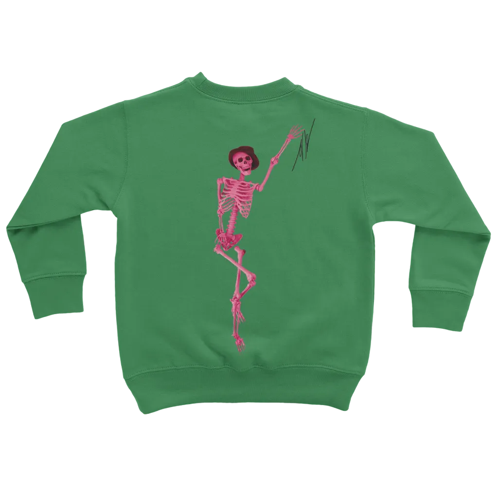 CAUGHT TINY RED HANDED Kids Sweatshirt