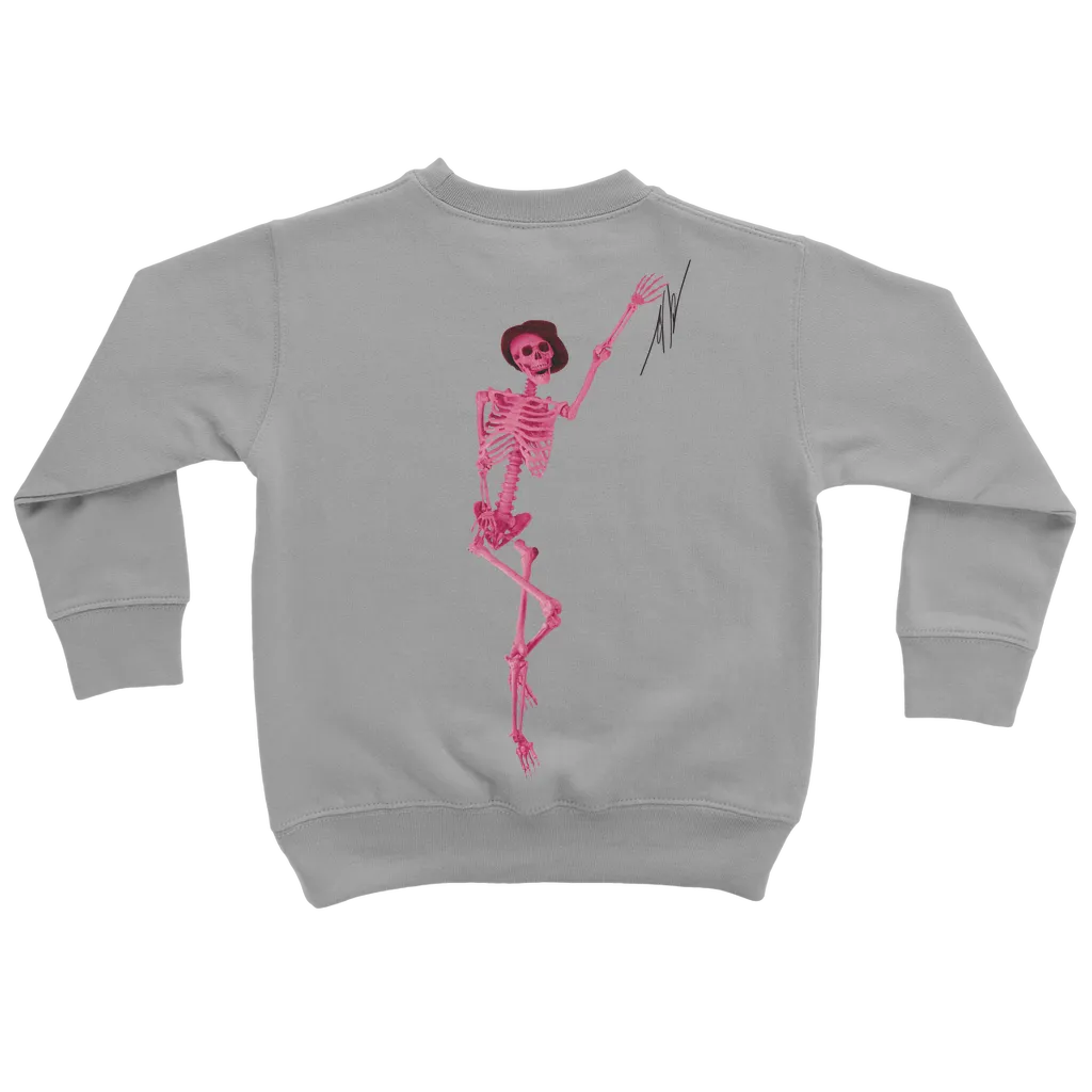 CAUGHT TINY RED HANDED Kids Sweatshirt