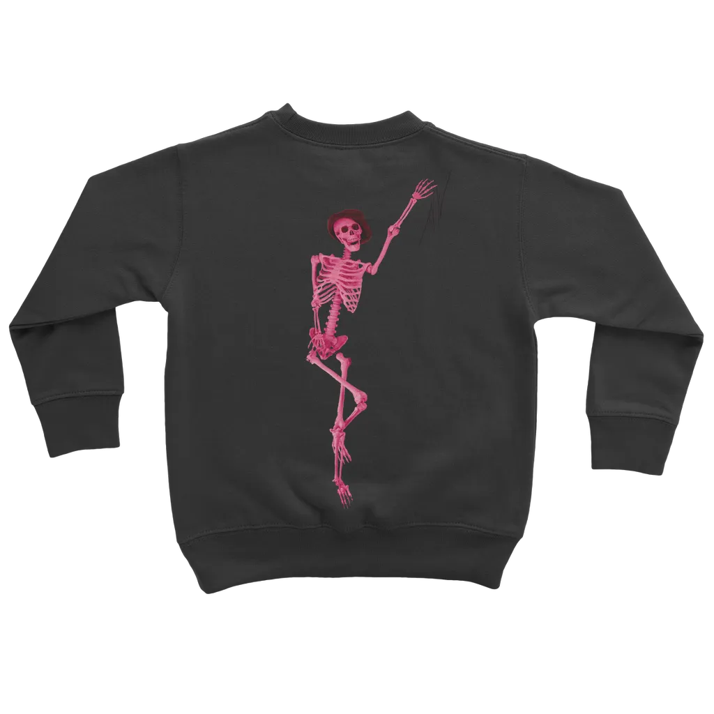 CAUGHT TINY RED HANDED Kids Sweatshirt