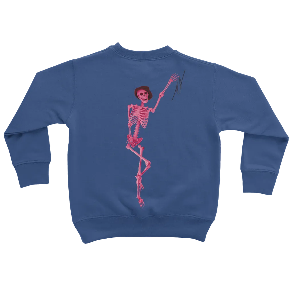CAUGHT TINY RED HANDED Kids Sweatshirt