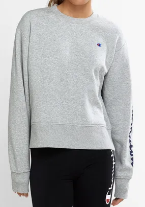 Champion Womens Sporty Graphic Crop Crew <br> CTMVN 6Y7