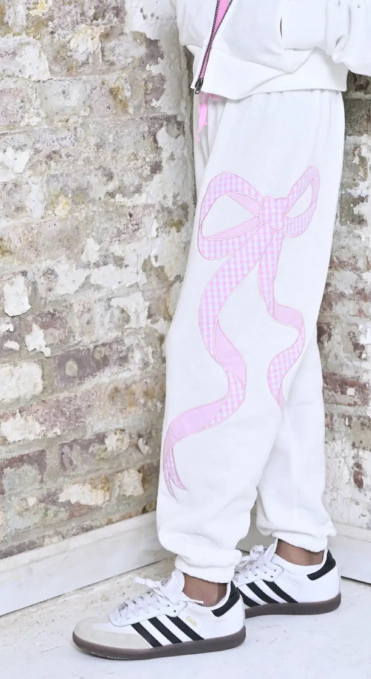 Dylan Bow Applique SweatPant | Katie J NYC