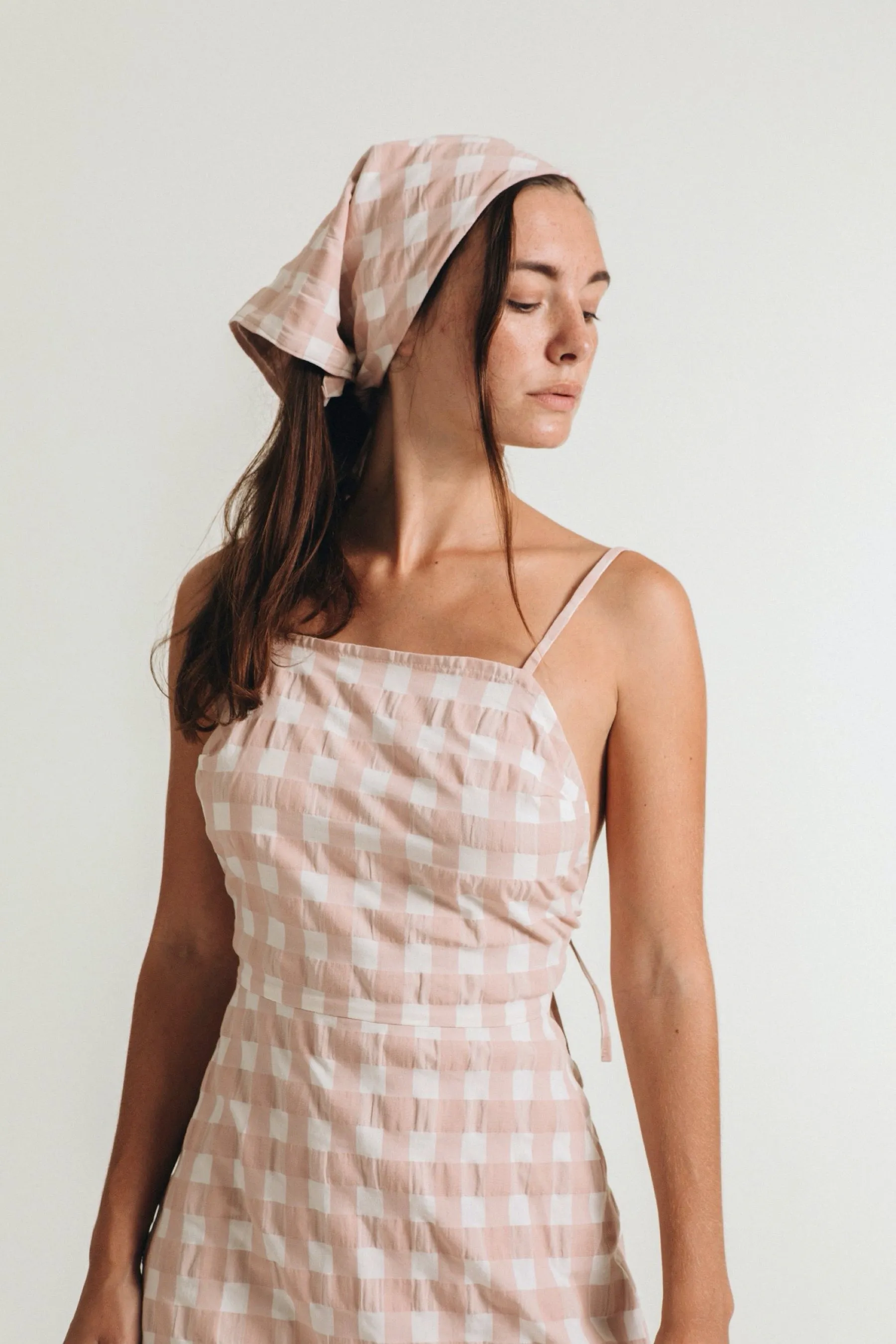 Gingham Kiri Scarf