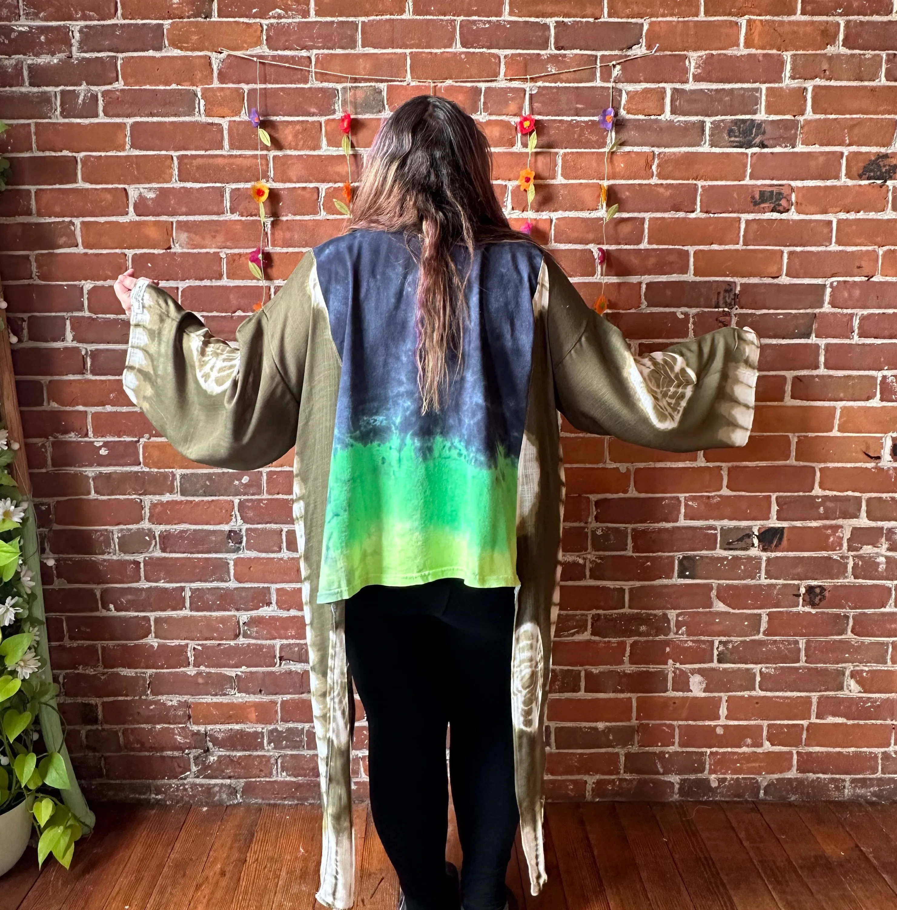 Jimi Hendrix Inspired Hybrid Tie Dye Hi Lo Top