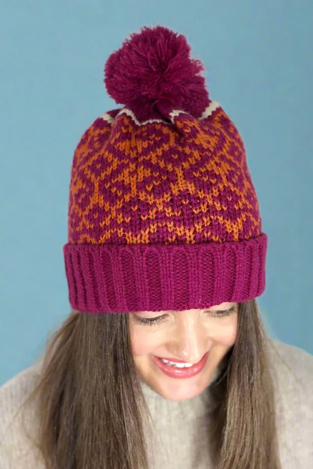Pattern Knit Beanie