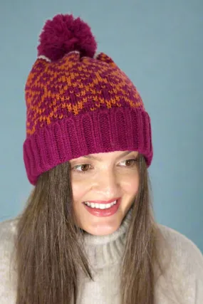 Pattern Knit Beanie