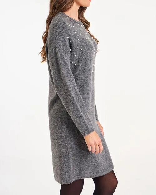 Pearl knit dress