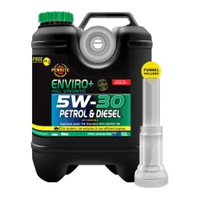 Penrite Enviro  5W-30 5W30 Full Synthetic Engine Oil 10L - EPLUS5W30010 (Pickup Only)