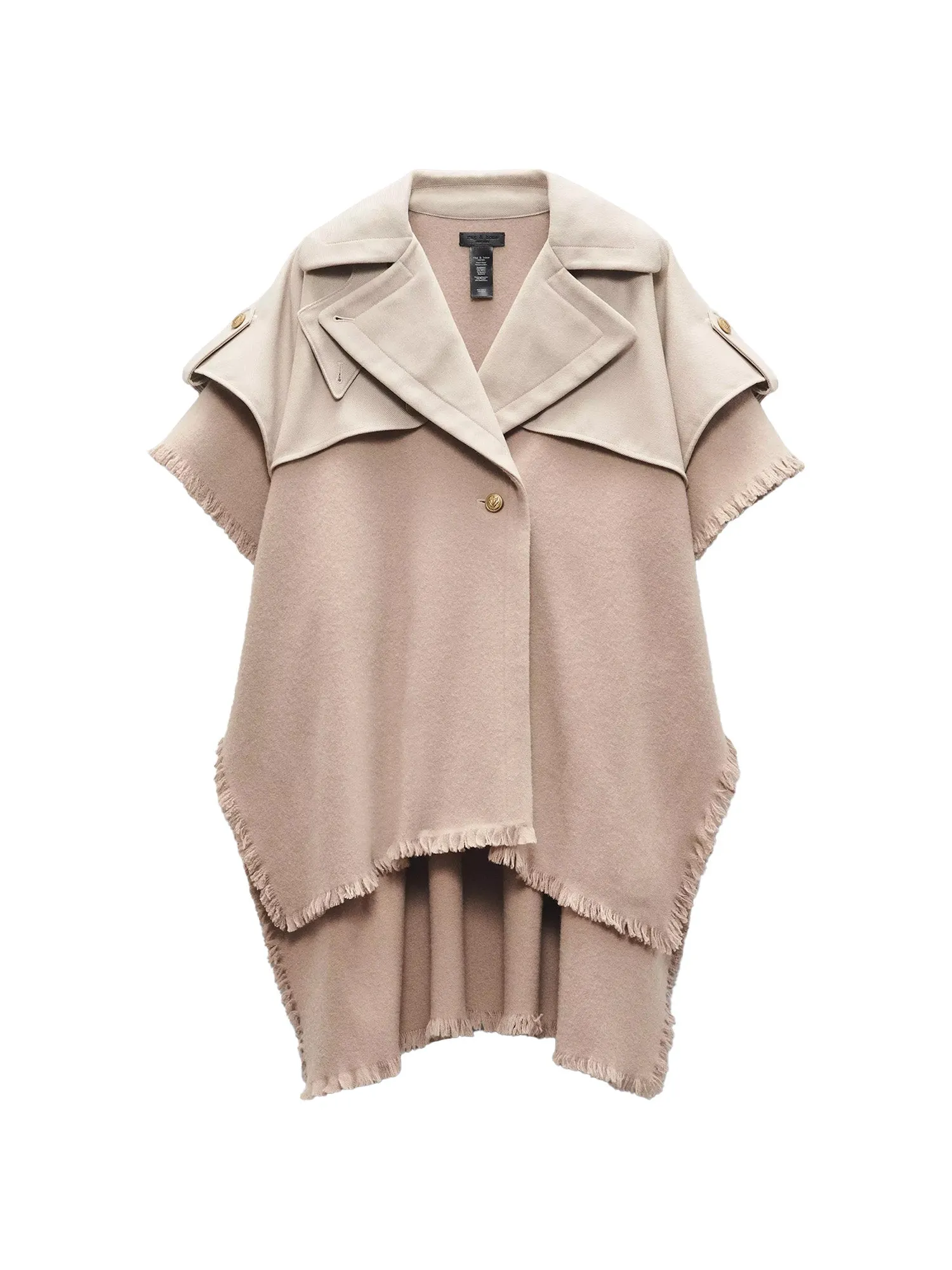 Rag & Bone Wool Trench Poncho