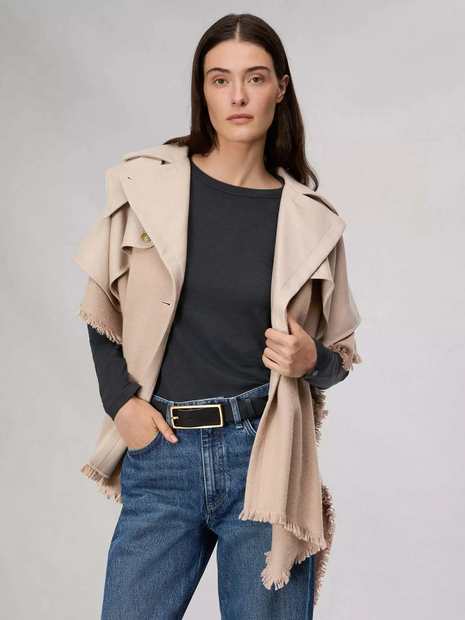 Rag & Bone Wool Trench Poncho