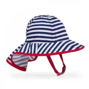 Sunday Afternoon Infant Sunsprout Hat Navy/White Stripe