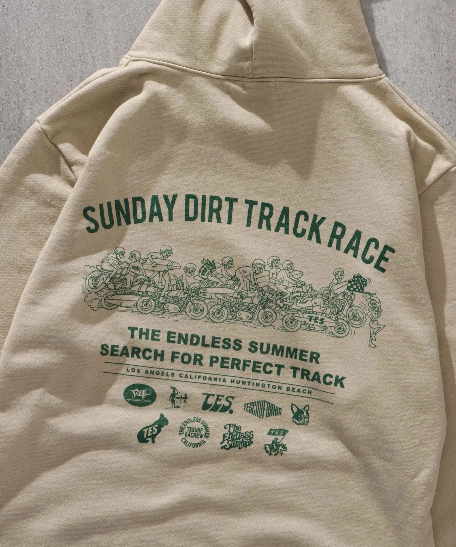 TES ALL STAR BEACH RACE SWEAT PARKA / スウェットパーカー